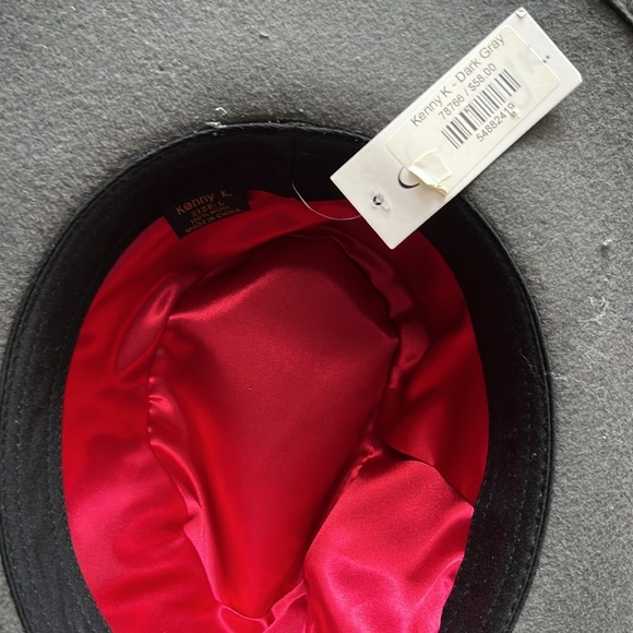 Kenny K Size L Dark Gray Hat. 100% Wool. New. With Tags. Never Used. - Picture 5 of 6